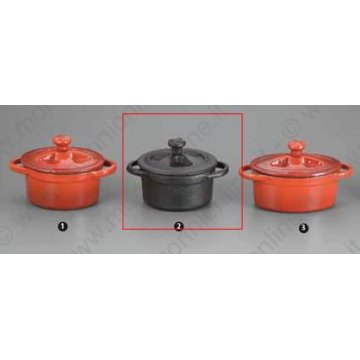 ROUND CAST IRON COCOTTE malta