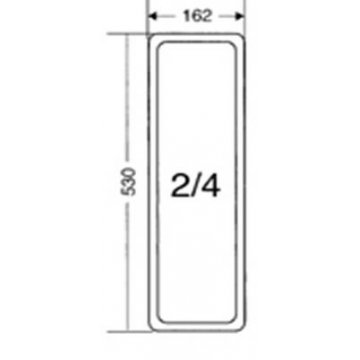 2/4 S/Steel Container 65mm depth malta