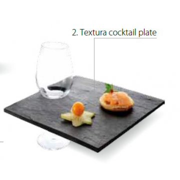 Textura cocktail plate malta